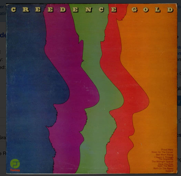 Creedence Clearwater Revival : Creedence Gold (LP, Comp)