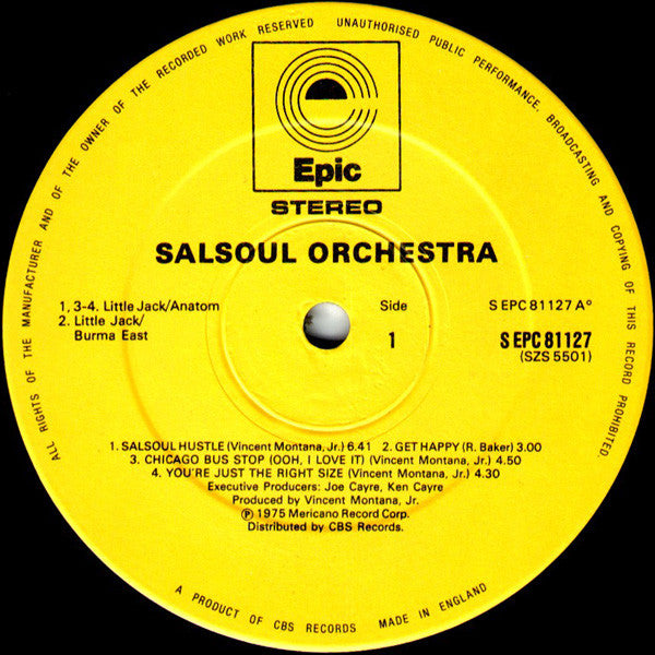 The Salsoul Orchestra : Salsoul Orchestra (LP, Album)