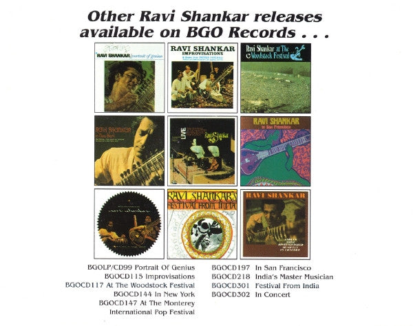 Ravi Shankar, Alla Rakha : Sound Of The Sitar (CD, Album, RE, RM)