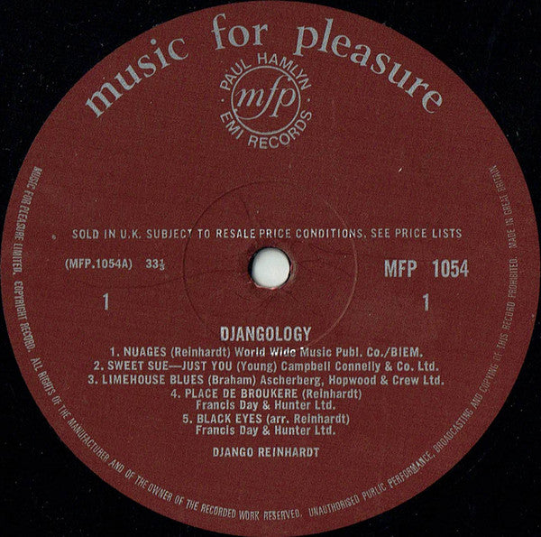 Django Reinhardt : Djangology (LP, Comp)