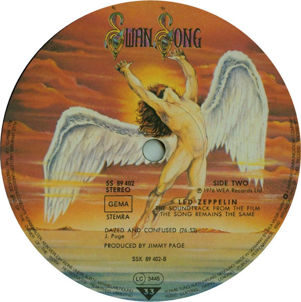 Led Zeppelin : The Soundtrack From The Film The Song Remains The Same (2xLP, Album, RE, Gat)