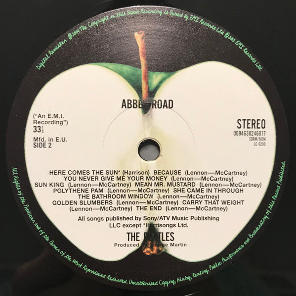 The Beatles : Abbey Road (LP, Album, RE, RM, 180)