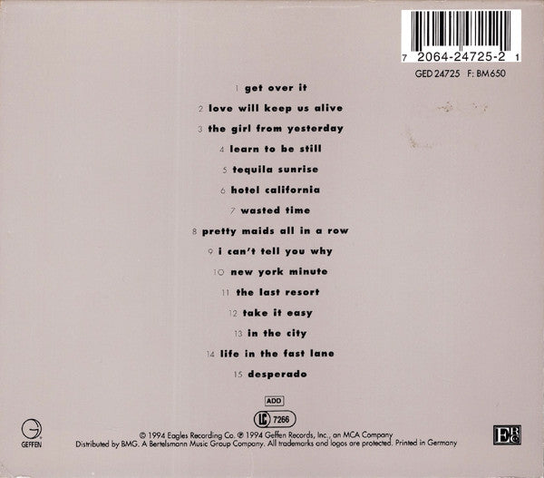 Eagles : Hell Freezes Over (CD, Album, Sli)