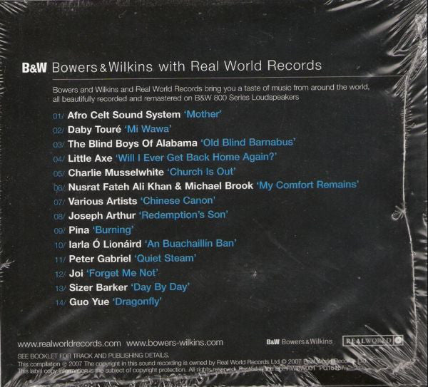 Various : Bowers & Wilkins With Real World Records (CD, Smplr, Dig)