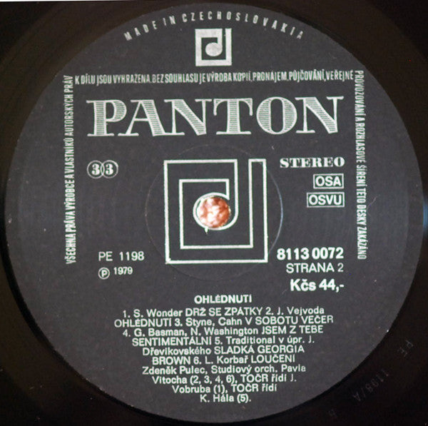 Zdeněk Pulec : Ohlédnutí (Looking Back) (LP, Album, RP)