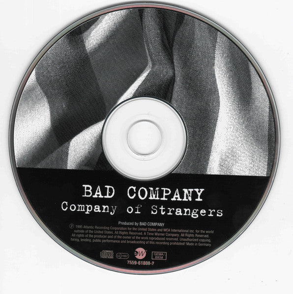 Bad Company (3) : Company Of Strangers (CD, Album)