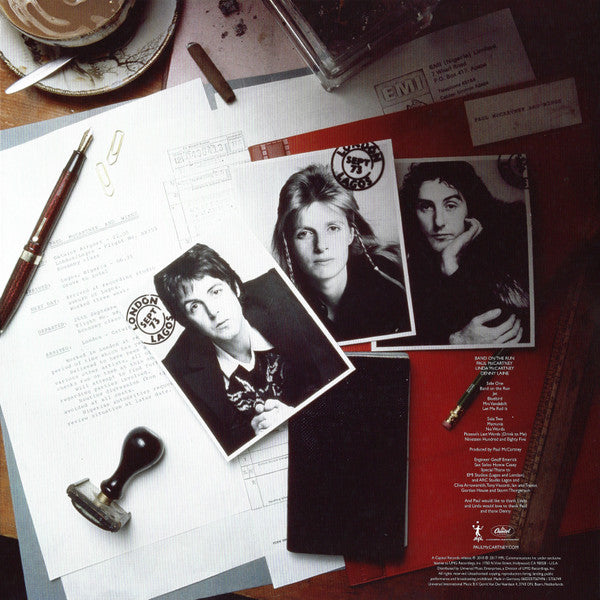 Paul McCartney & Wings* : Band On The Run (LP, Album, RE, RM, 180)