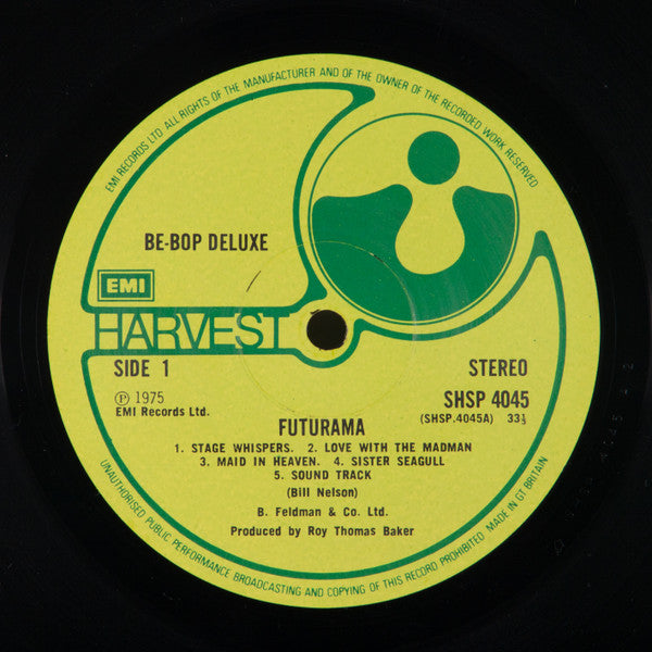 Be+Bop Deluxe* : Futurama (LP, Album)