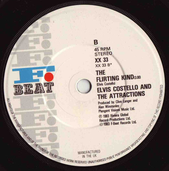 Elvis Costello And The Attractions* : Let Them All Talk (7", Single)