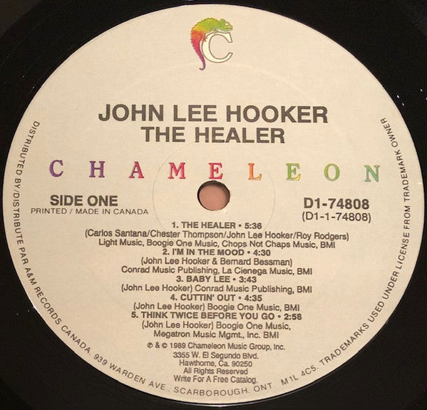 John Lee Hooker : The Healer (LP, Album)