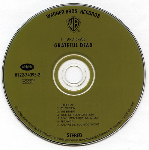 Grateful Dead* : Live/Dead (HDCD, Album, RE, RM, Dig)