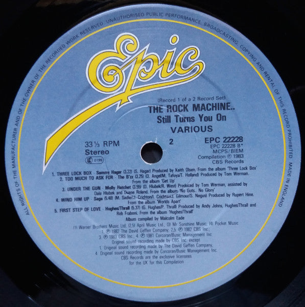 Various : The Rock Machine Still Turns You On Volume I (LP, Comp)
