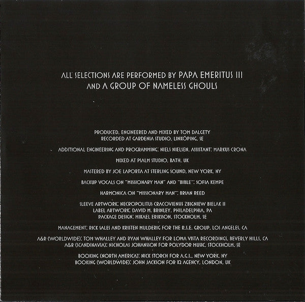 Ghost (32) : Popestar (CD, EP)