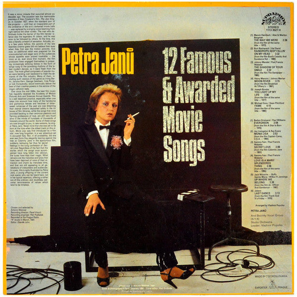 Petra Janů : 12 Famous & Awarded Movie Songs (LP, Album, RP, Lam)