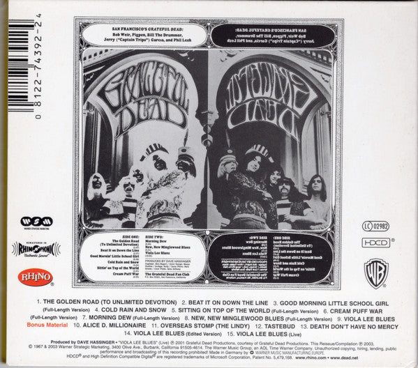 Grateful Dead* : The Grateful Dead (HDCD, Album, RE, RM, Dig)