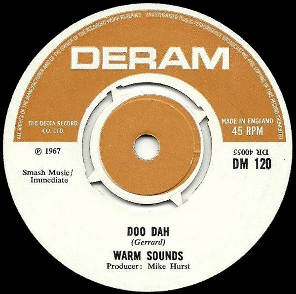 Warm Sounds : Birds And Bees (7", Single)