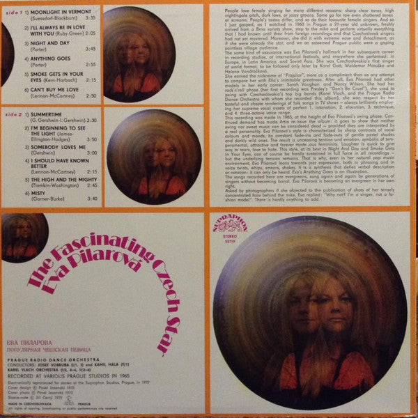 Eva Pilarová : The Fascinating Czech Star (LP, Album, RP)