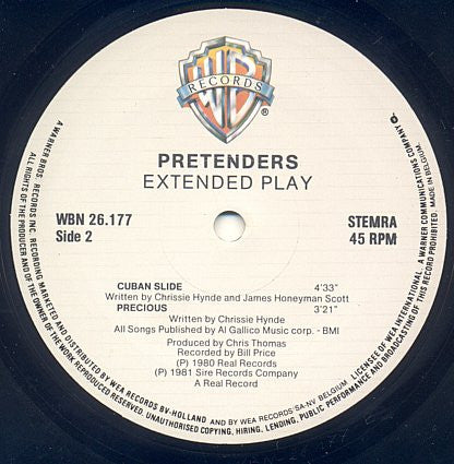 Pretenders* : Extended Play (12", EP)