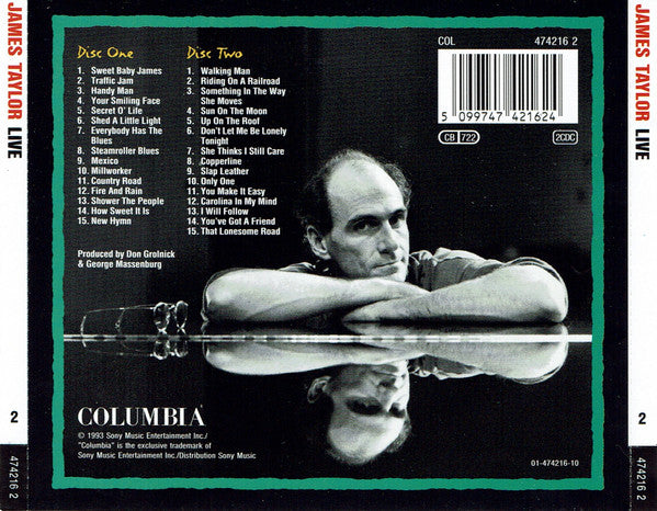 James Taylor (2) : (Live) (2xCD, Album, RE)