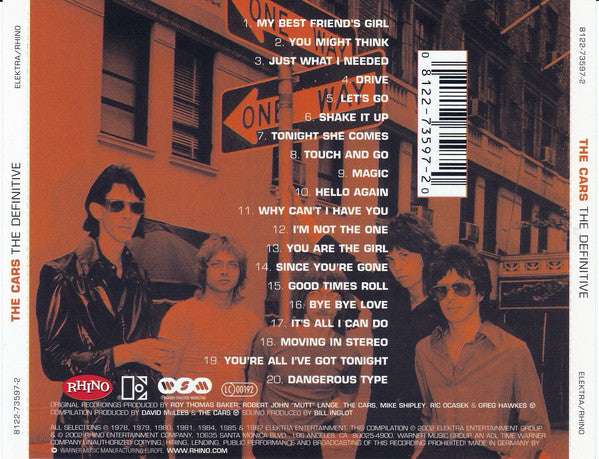 The Cars : The Definitive (CD, Comp, RM)