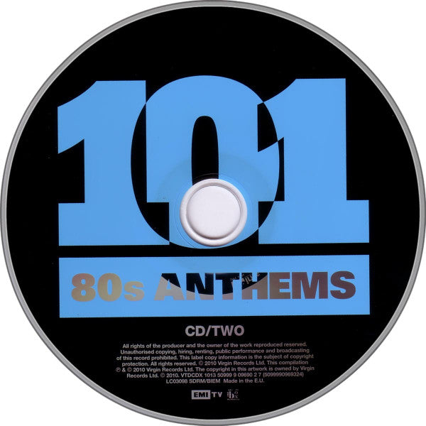 Various : 101 80s Anthems (5xCD, Comp)