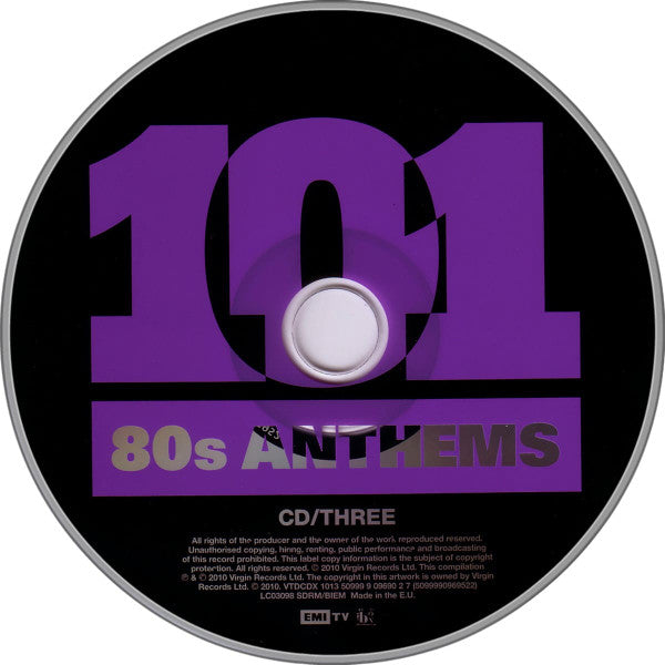 Various : 101 80s Anthems (5xCD, Comp)