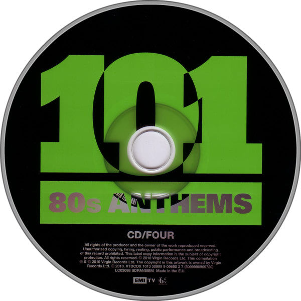 Various : 101 80s Anthems (5xCD, Comp)