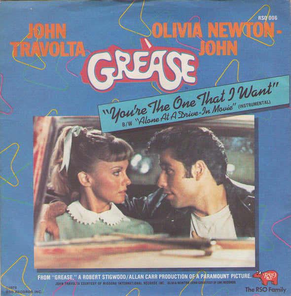John Travolta And Olivia Newton-John : You're The One That I Want  (7", Single, Bei)