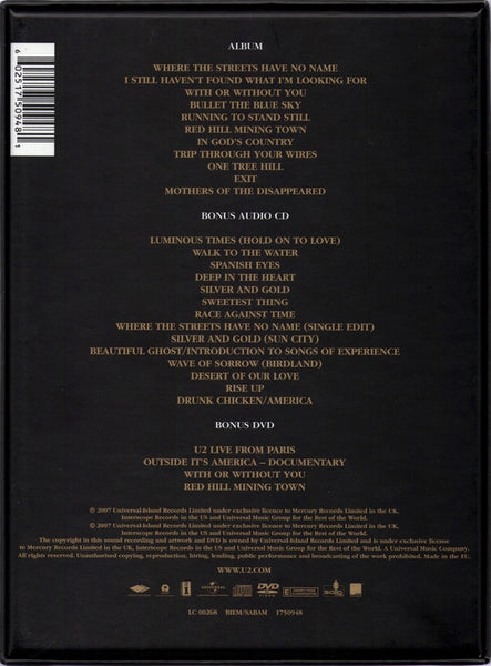 U2 : The Joshua Tree (CD, Album, RE, RM + CD, Comp, RM + DVD-V, PAL + Bo)