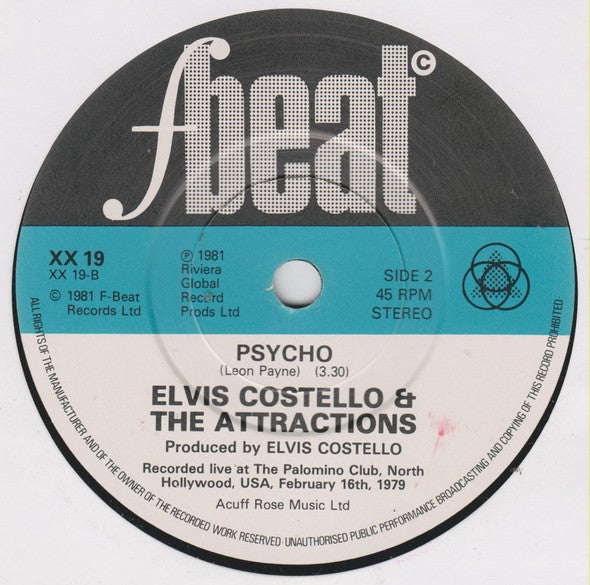 Elvis Costello And The Attractions* : Sweet Dreams (7", Single)