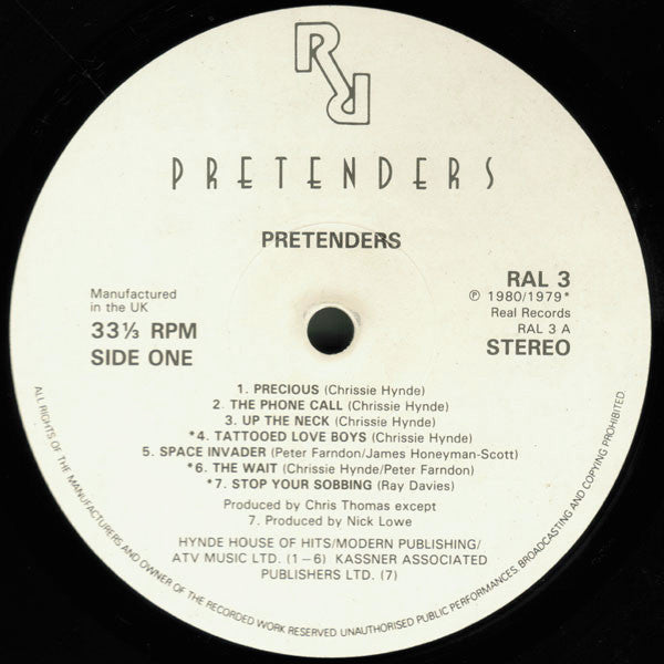 Pretenders* : Pretenders (LP, Album, WEA)