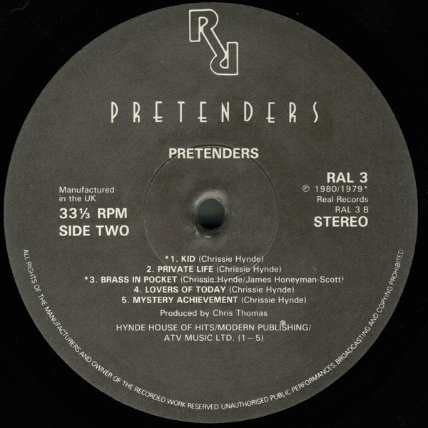 Pretenders* : Pretenders (LP, Album, WEA)