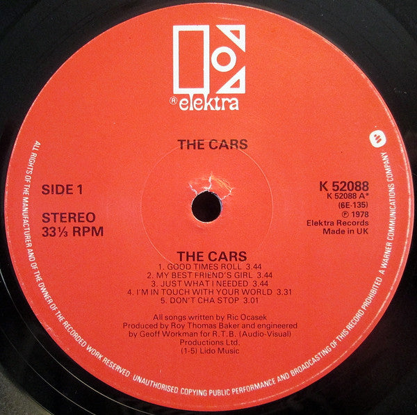 Buy The Cars : The Cars (LP, Album) Online for a great price – River ...