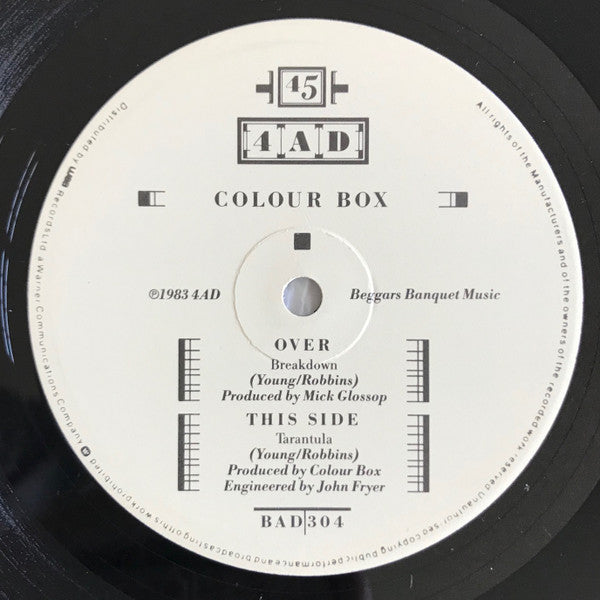 Colour Box* : Breakdown (Second Version) (12", Single, RP)