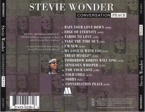 Stevie Wonder : Conversation Peace (CD, Album)