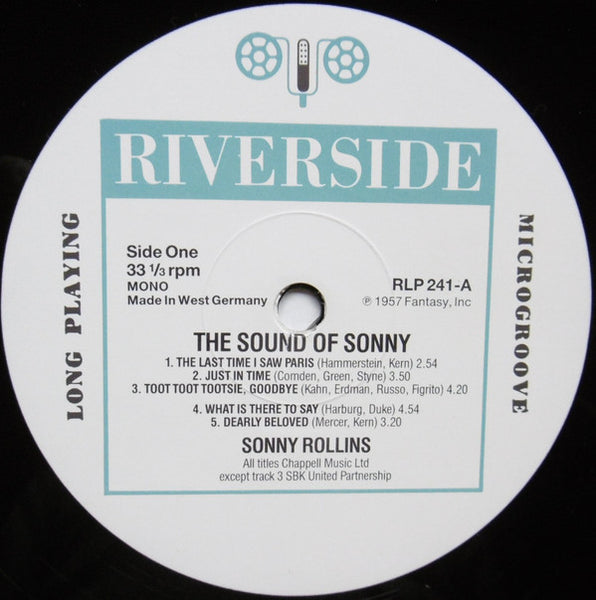 Sonny Rollins : The Sound Of Sonny (LP, Album, Mono)