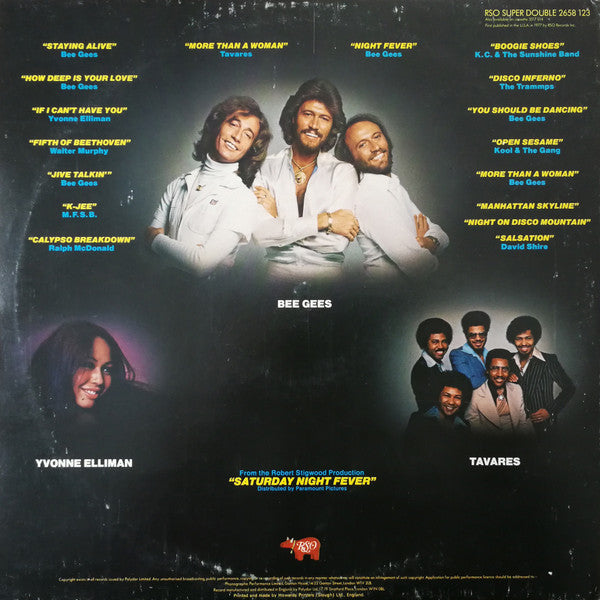 Various : Saturday Night Fever (The Original Movie Sound Track) (2xLP, Album, Comp)