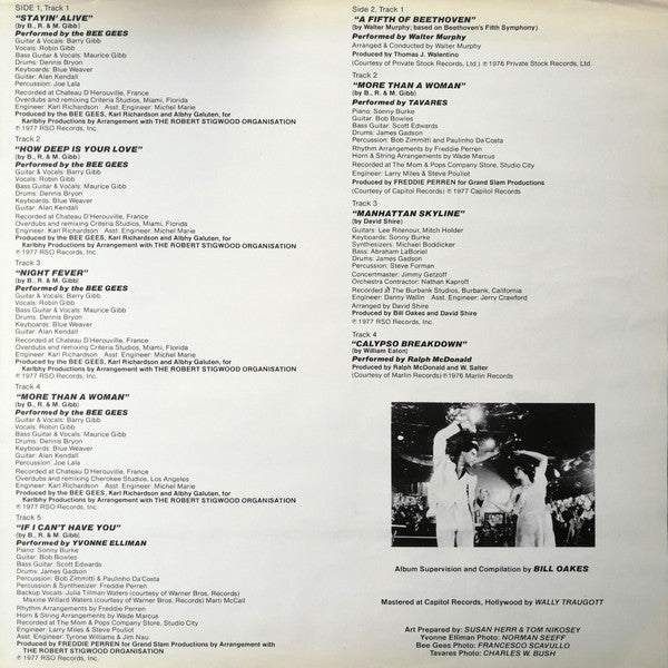 Various : Saturday Night Fever (The Original Movie Sound Track) (2xLP, Album, Comp)