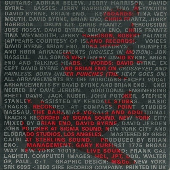 Talking Heads : Remain In Light (LP, Album)