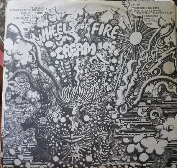 Cream (2) : Wheels Of Fire (2xLP, Album, RE)