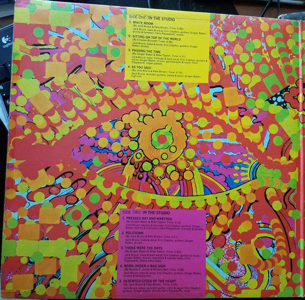 Cream (2) : Wheels Of Fire (2xLP, Album, RE)