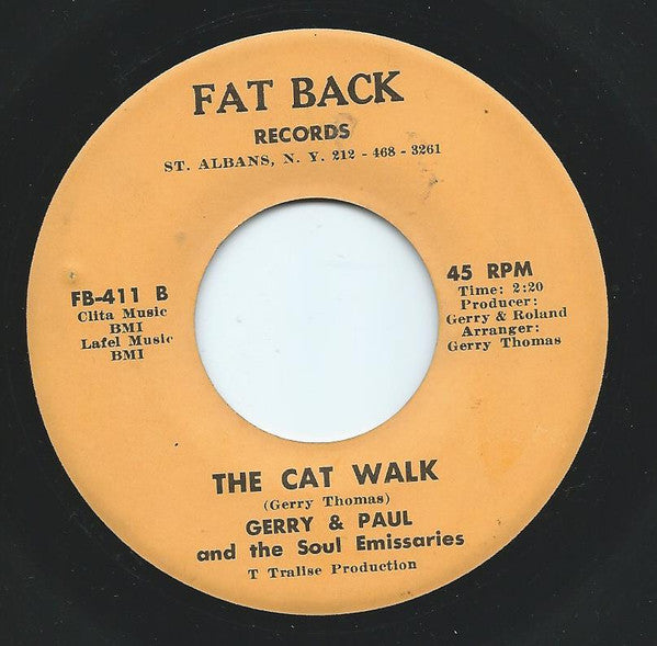 Gerry* & Paul* And The Soul Emissaries : The Cat Walk (7")