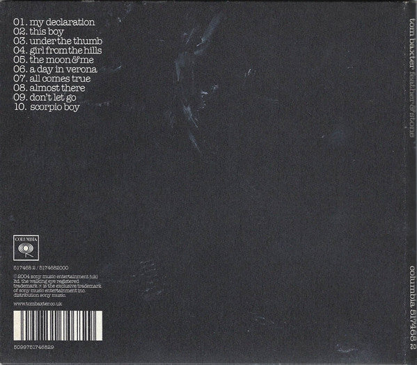 Tom Baxter : Feather & Stone (CD, Album, Gat)
