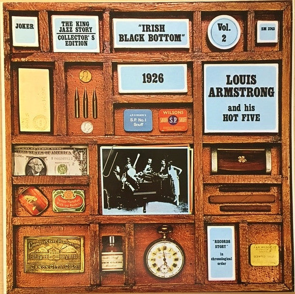 Louis Armstrong And His Hot Five* : Irish Black Bottom 1926 (LP, Comp, RE)
