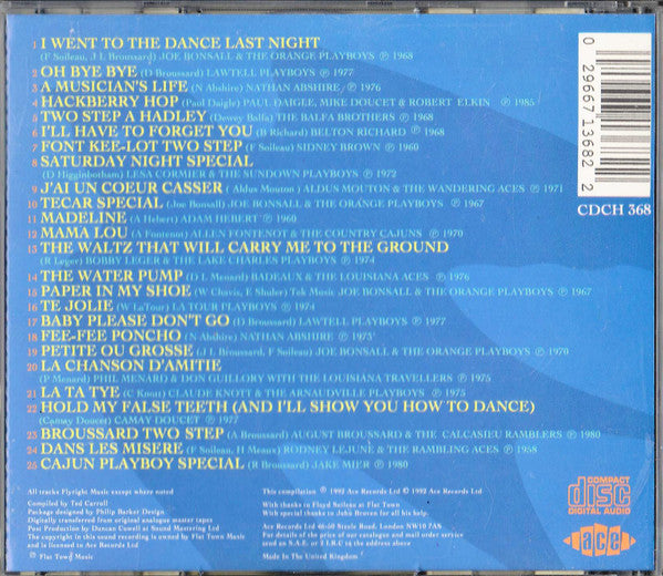 Various : Swallow Records Louisiana Cajun Special Volume 2 (CD, Comp)