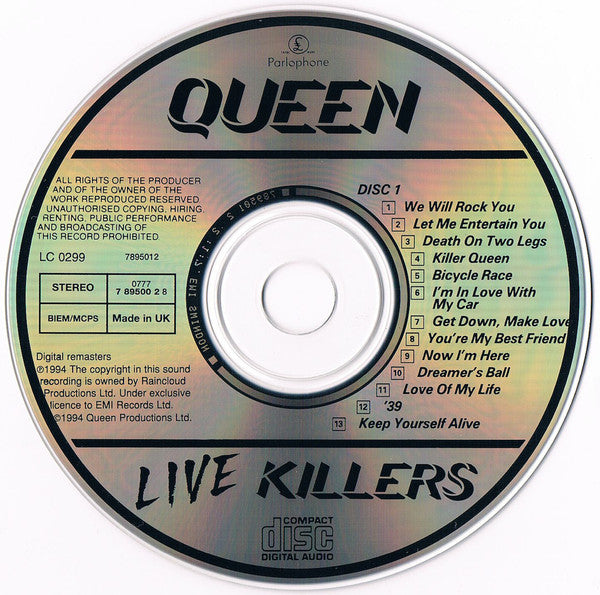 Queen : Live Killers (2xCD, Album, RE, RM)