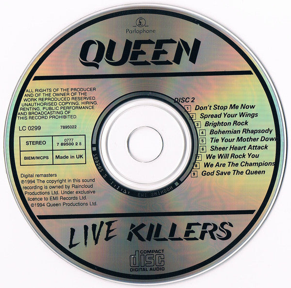 Queen : Live Killers (2xCD, Album, RE, RM)