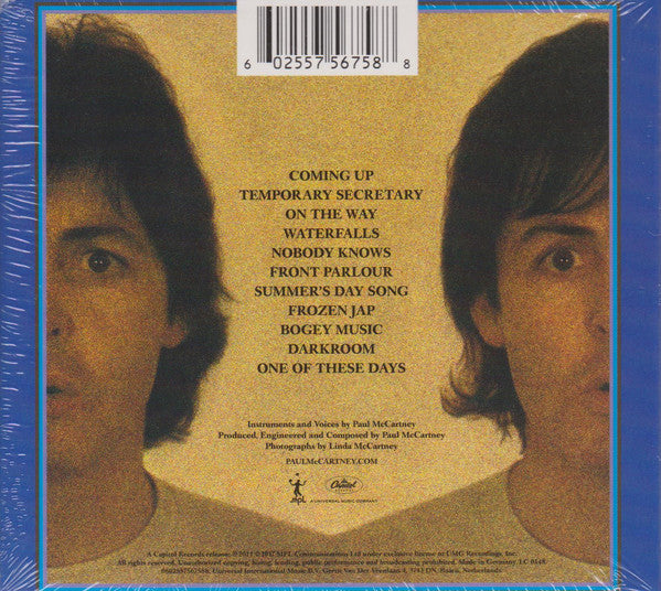 Paul McCartney : McCartney II (CD, Album, RE, RM)