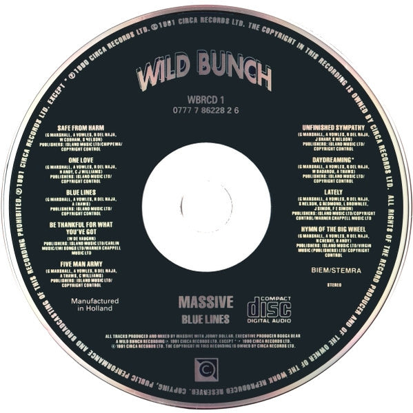 Massive Attack : Blue Lines (CD, Album, RE)