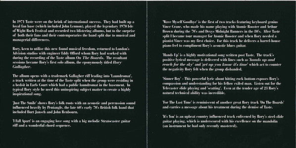 Rory Gallagher : Rory Gallagher (CD, Album, RE, RM)